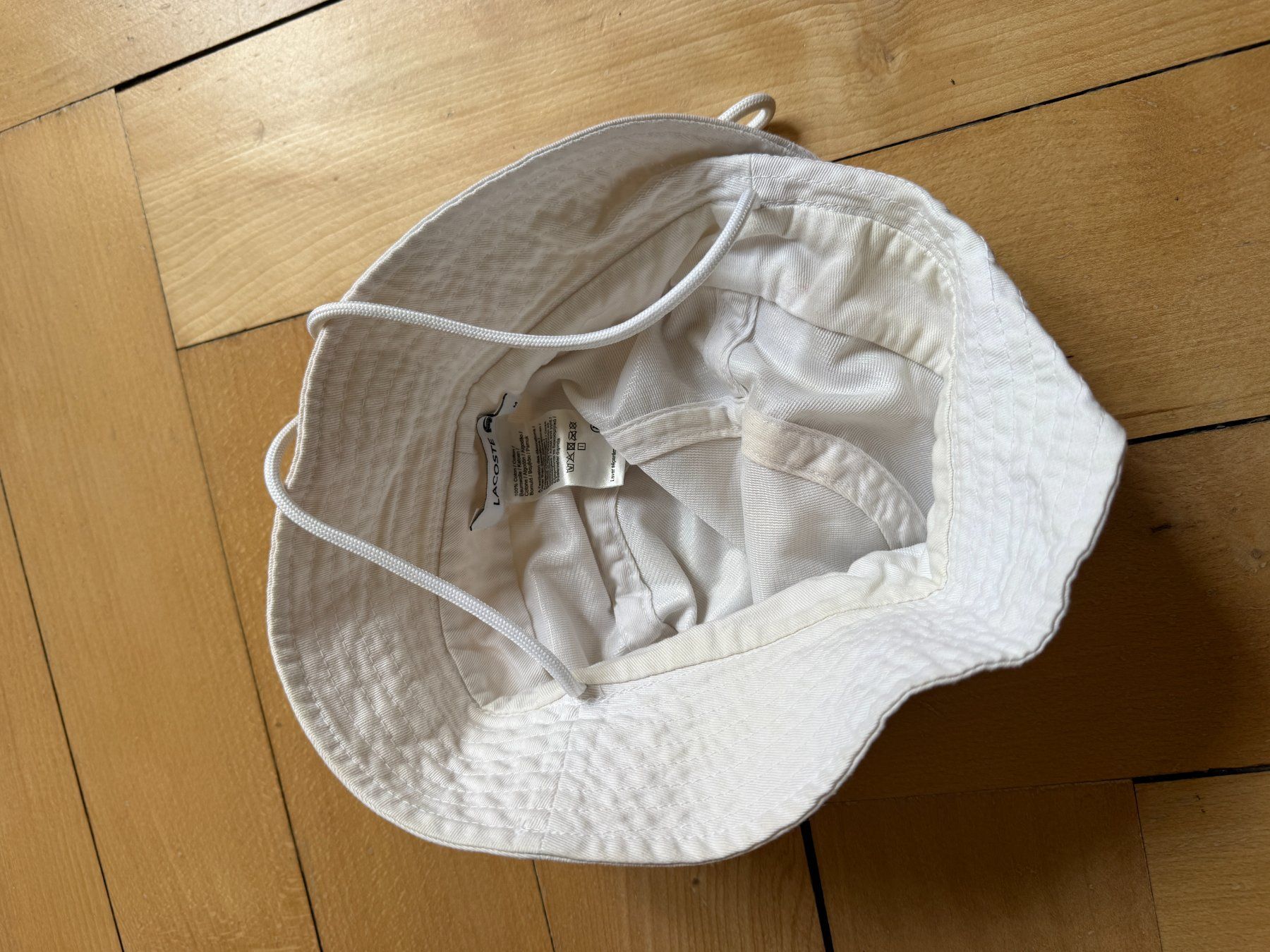Lacoste Hüte, Mützen & Caps: LACOSTE - Bucket Hat weiss M – Gebraucht aus Zürich von Diazaio 2