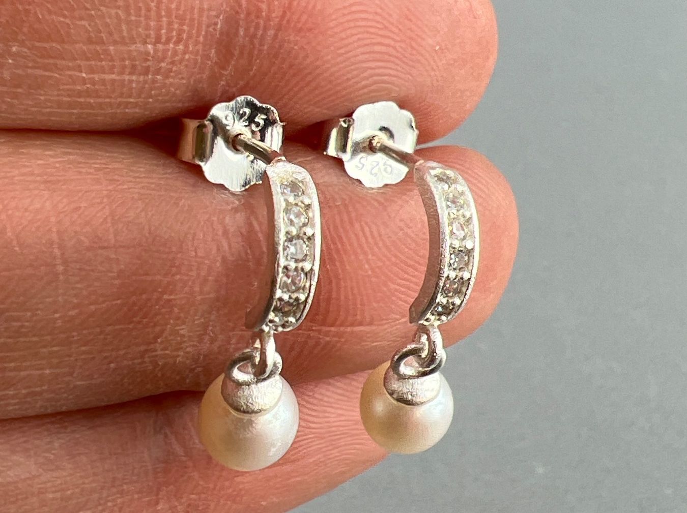 Boucles d'oreille: Ohrstecker 925 Silber – D'occasion à Niederuzwil par leo_8857