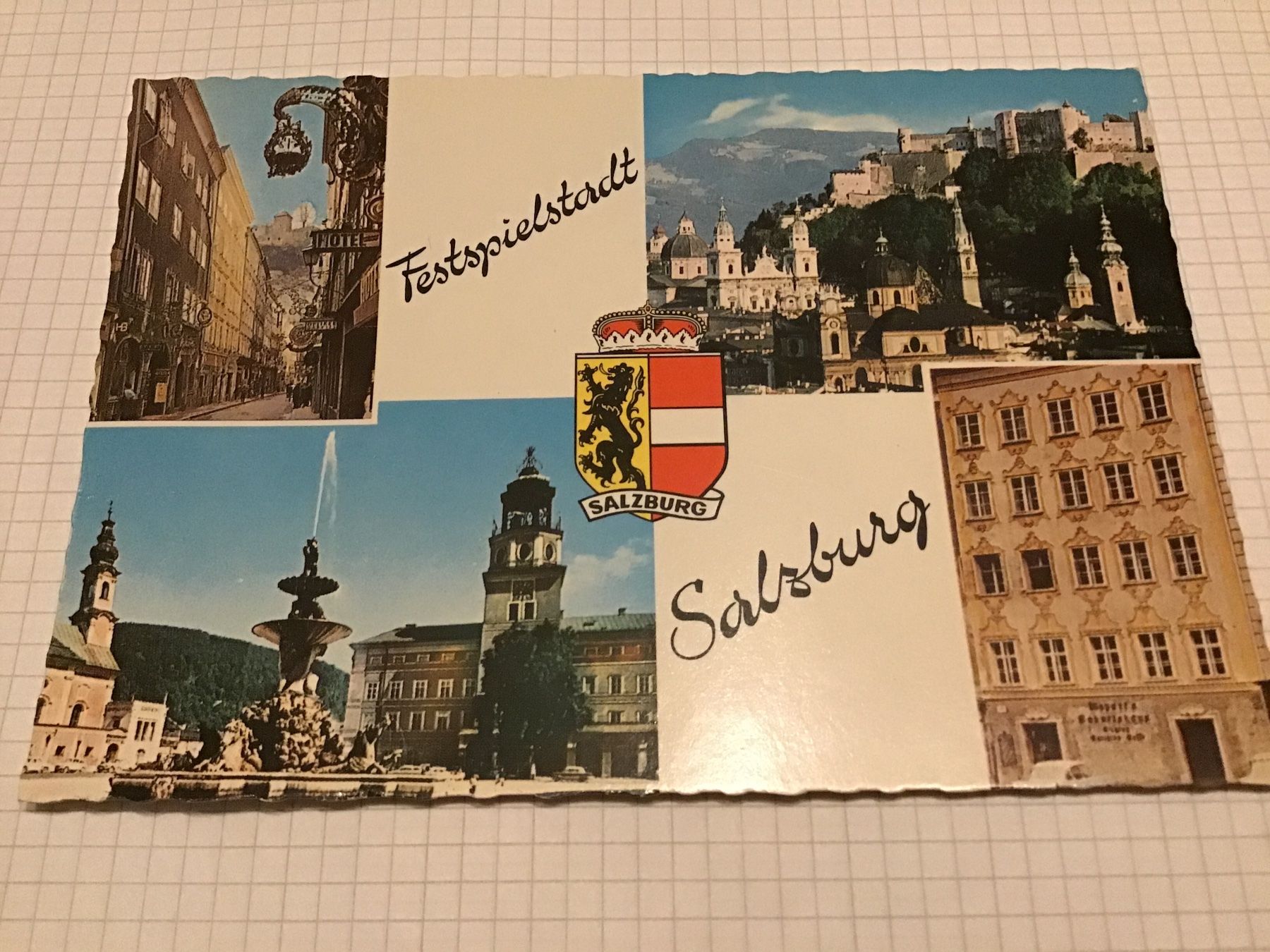 Cartes postales: 4 Postkarten von Salzburg – D'occasion à Scherzingen par Starseller62 1