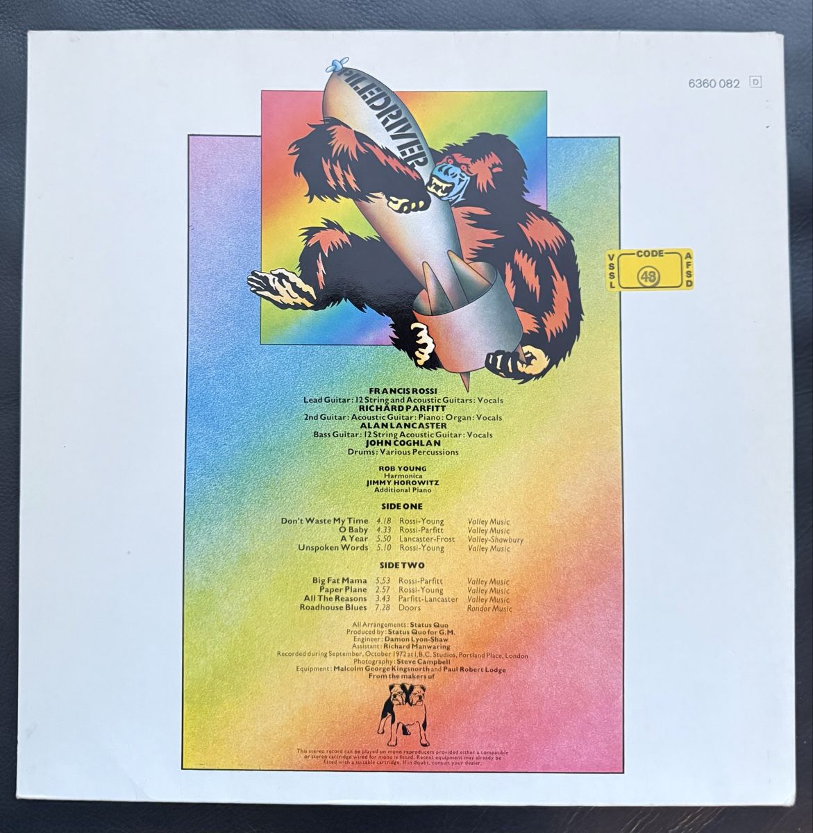 Dischi in vinile: Status Quo - Piledriver Vinyl Schallplatte – Usato da Goldach venduto da Donpancho 1