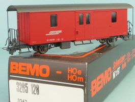 Bemo 3265 137 H0m 1:87 RhB DZ 4038 Gepäck-Postw. Neuwertig
