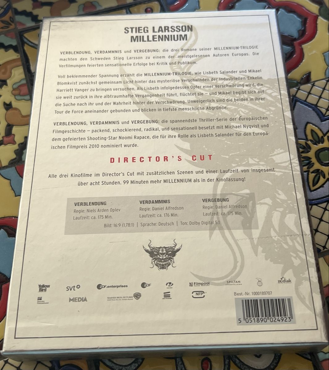 Alle DVDs: Stieg Larsson Millennium Director’s Cut DVD Box | Extended E – Gebraucht aus Muralto von dan_pf8r 1
