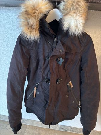 Khujo Winterjacke mit Fellkapuze, Gr. S, Top Zustand!