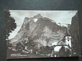 AK 1913 Grindelwald Kirche gelaufen (G3790)