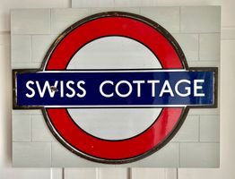 SWISS COTTAGE ORIGINAL LONDON UNDERGROUND EMAILLESCHILD