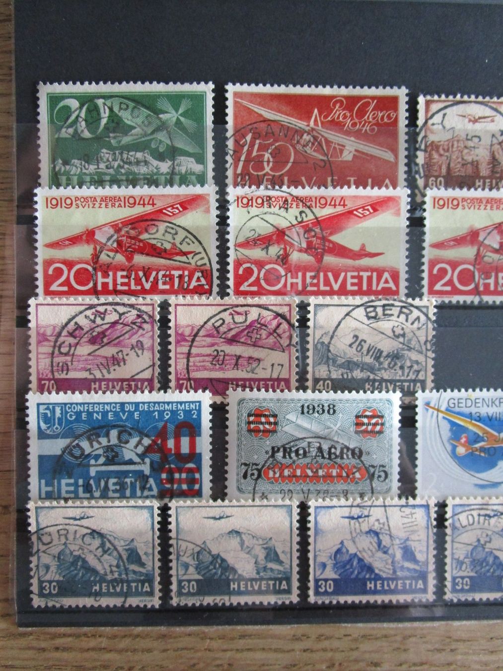 Tutti i francobolli: LOT Flugpost-Marken, saubere Stempel – Usato da Rubigen venduto da Menthe 1