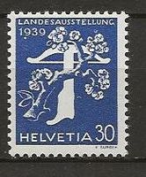 1939 30 Rp. Landi Marken Armbrust ABART