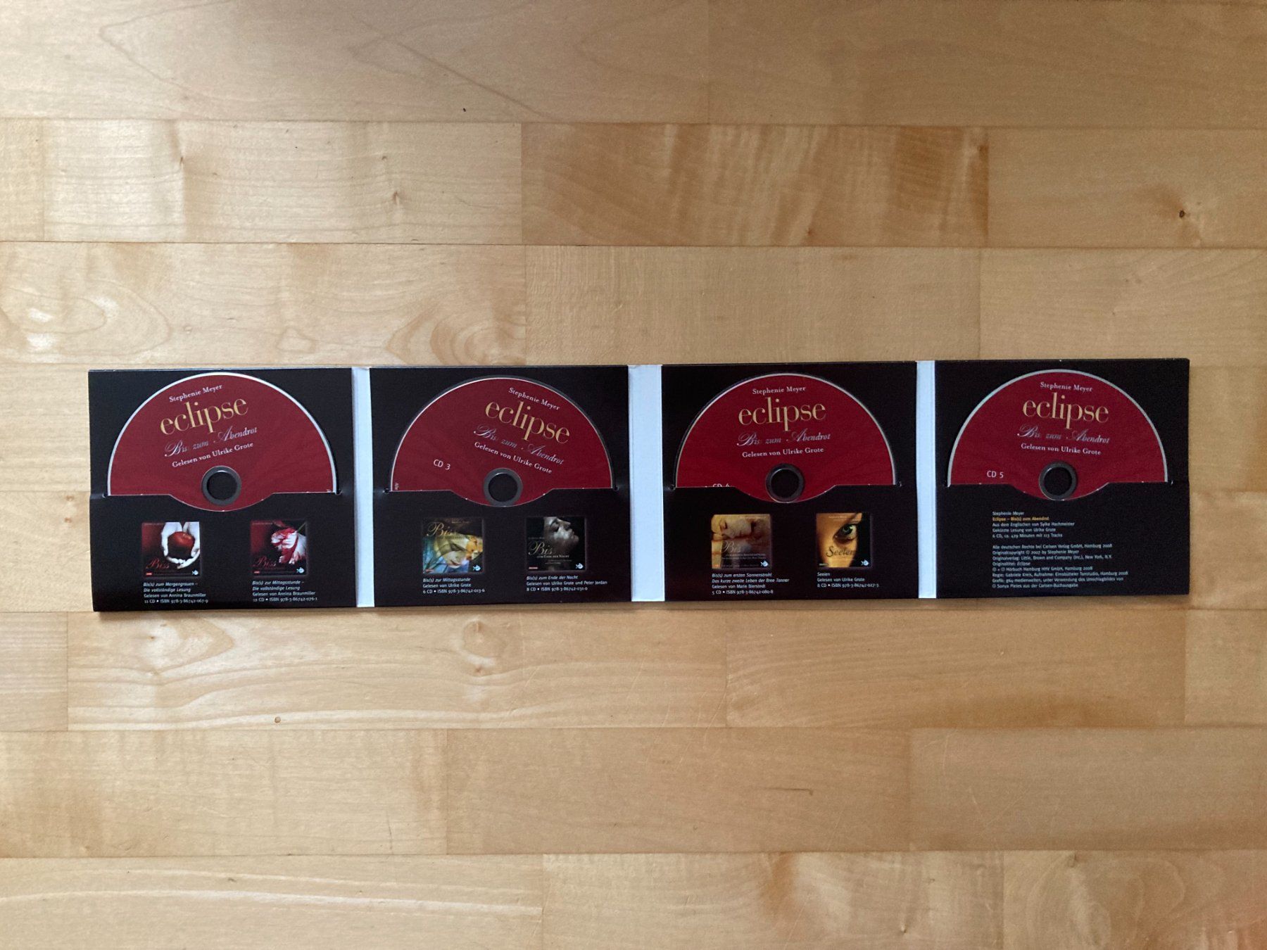 Audiolibri: Hörbuch Stephenie Meyer: eclipse  Biss zum Abendrot  6 CD's – Usato da Subingen venduto da ArtBead 4