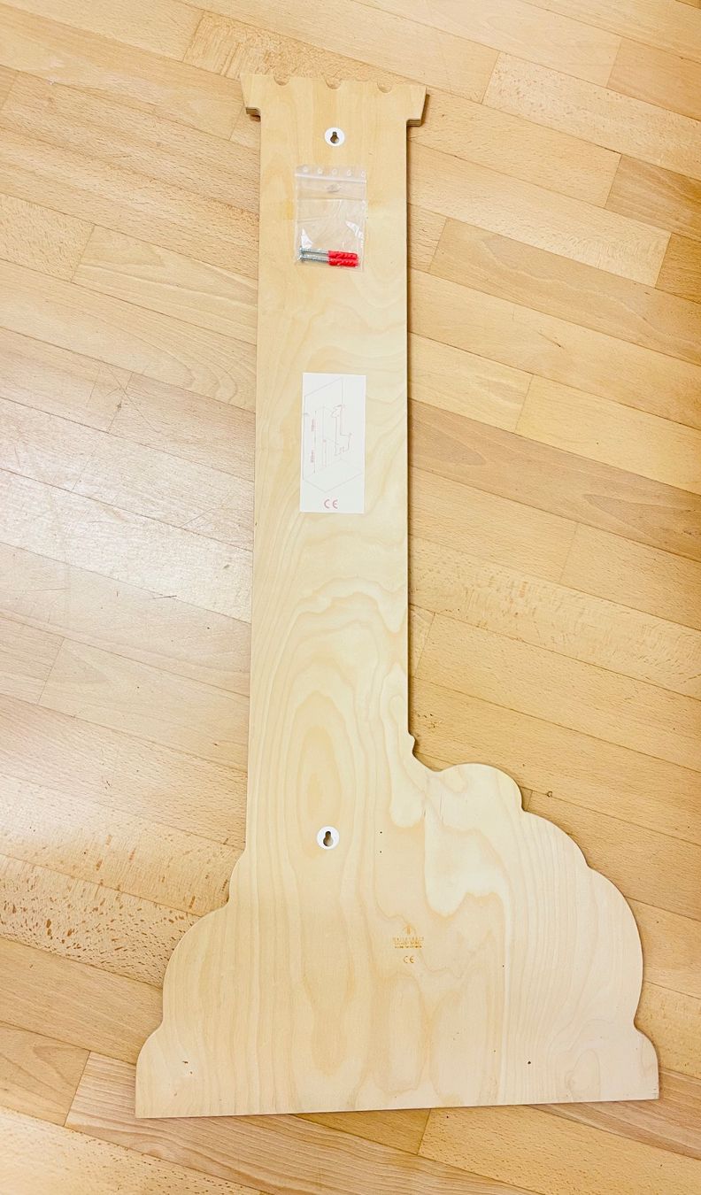 Messen: Kinder-Messlatte, Holz, Pferde Motiv, neu – Neu (gemäss Beschreibung) aus Olten von ELHANDEL 1