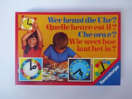 Lernspiel Wer kennt die Uhr, Ravensburger 1977