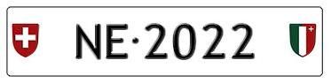 Schilder: Plaque auto NE 2022 – Neu (gemäss Beschreibung) aus Boudevilliers von ENCHERES-PLAQUES-NE