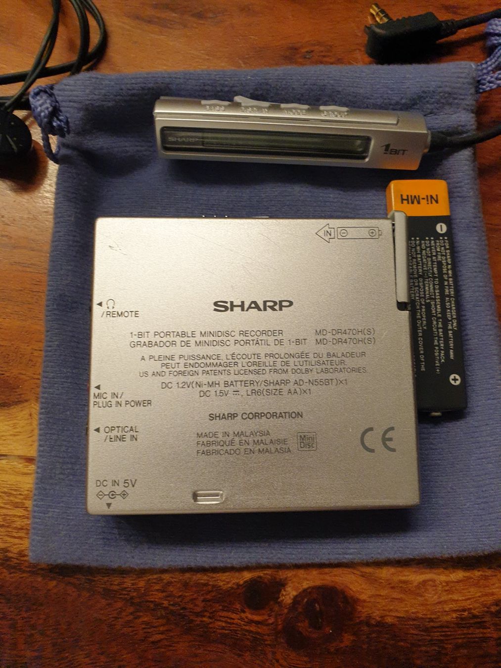 Minidisc: Minidisc Sharp MD-D470H mit div. Zubehör – Gebraucht aus Rain von chesz 2