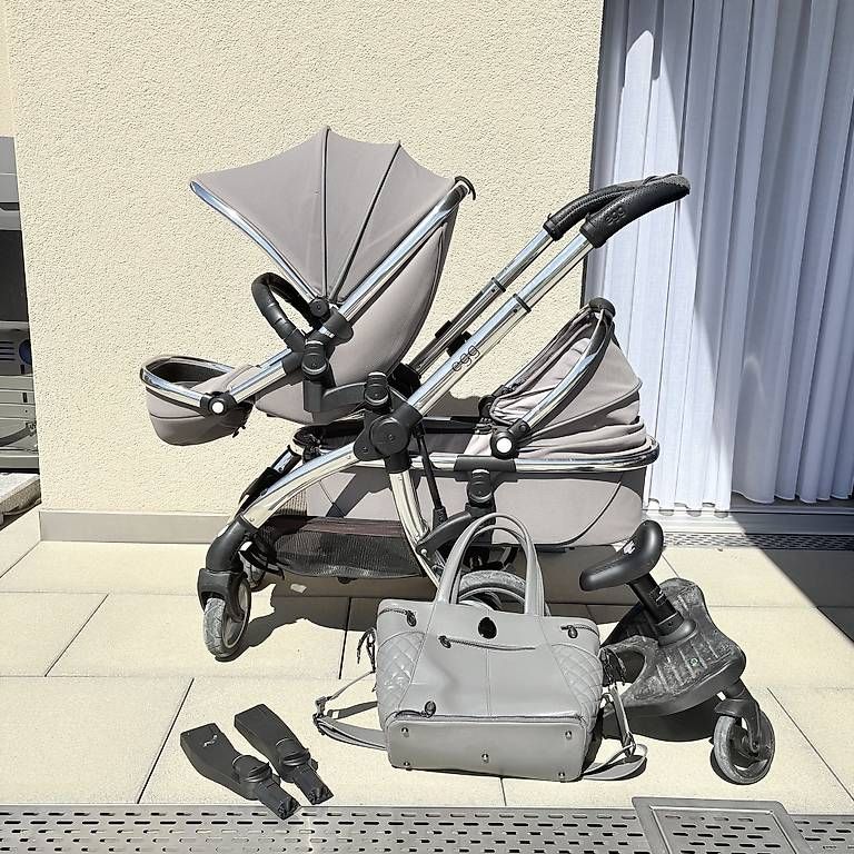 Carrozzine: Kinderwagen Egg/Geschwisterwagen – Usato da Niederrohrdorf venduto da man_ln58 2