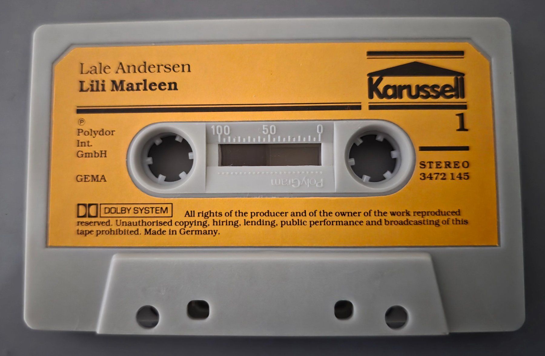 Musicassette: Various MC - Lale Andersen – Lili Marleen – Usato da Root venduto da atelier22 2