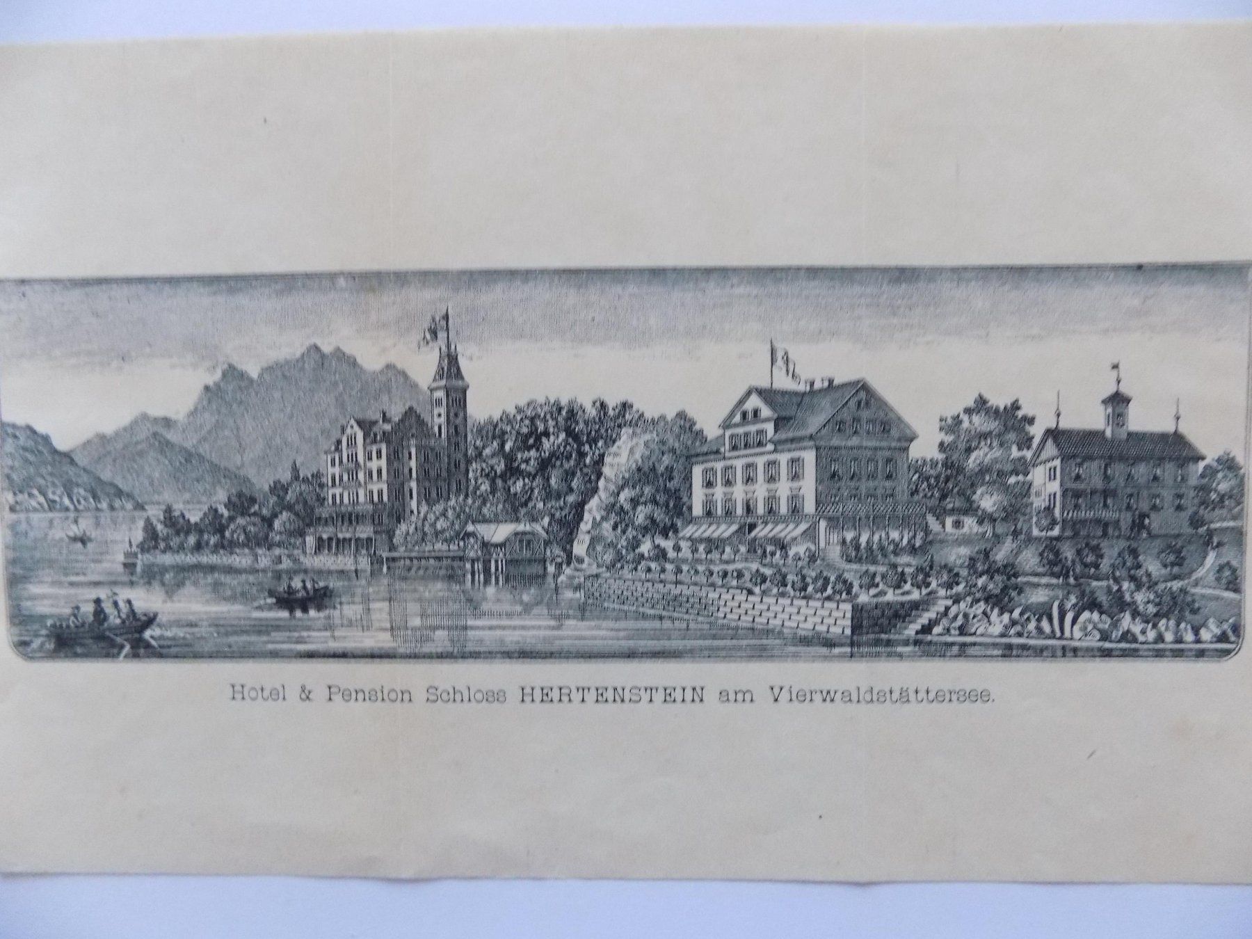 Stiche: Hertenstein am Vierwaldstättersee – Gebraucht aus Risch von Antikfee 2