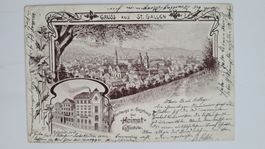 St. Gallen - Gallusstr. 36-38 - Gasthaus zur Heimat  1902 R3