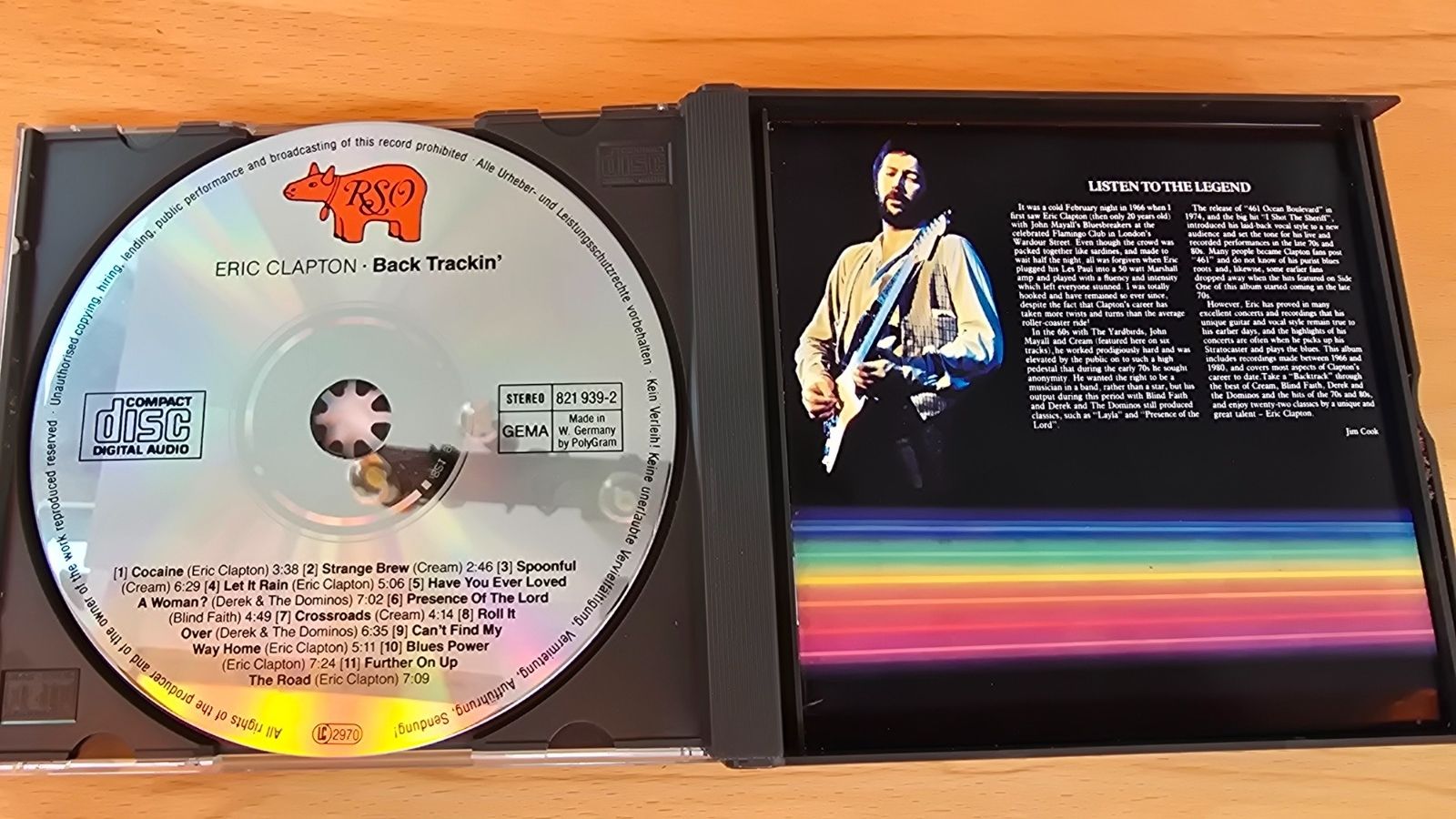 CDs: Eric Clapton Backtrackin' CD guter Zustand – Gebraucht aus Winznau von banditgsf 3