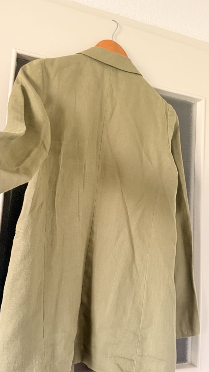 Jacken: Blazer Massimo Dutti lin vert olive taille 34  – Gebraucht aus Bulle von LeMoleson 8