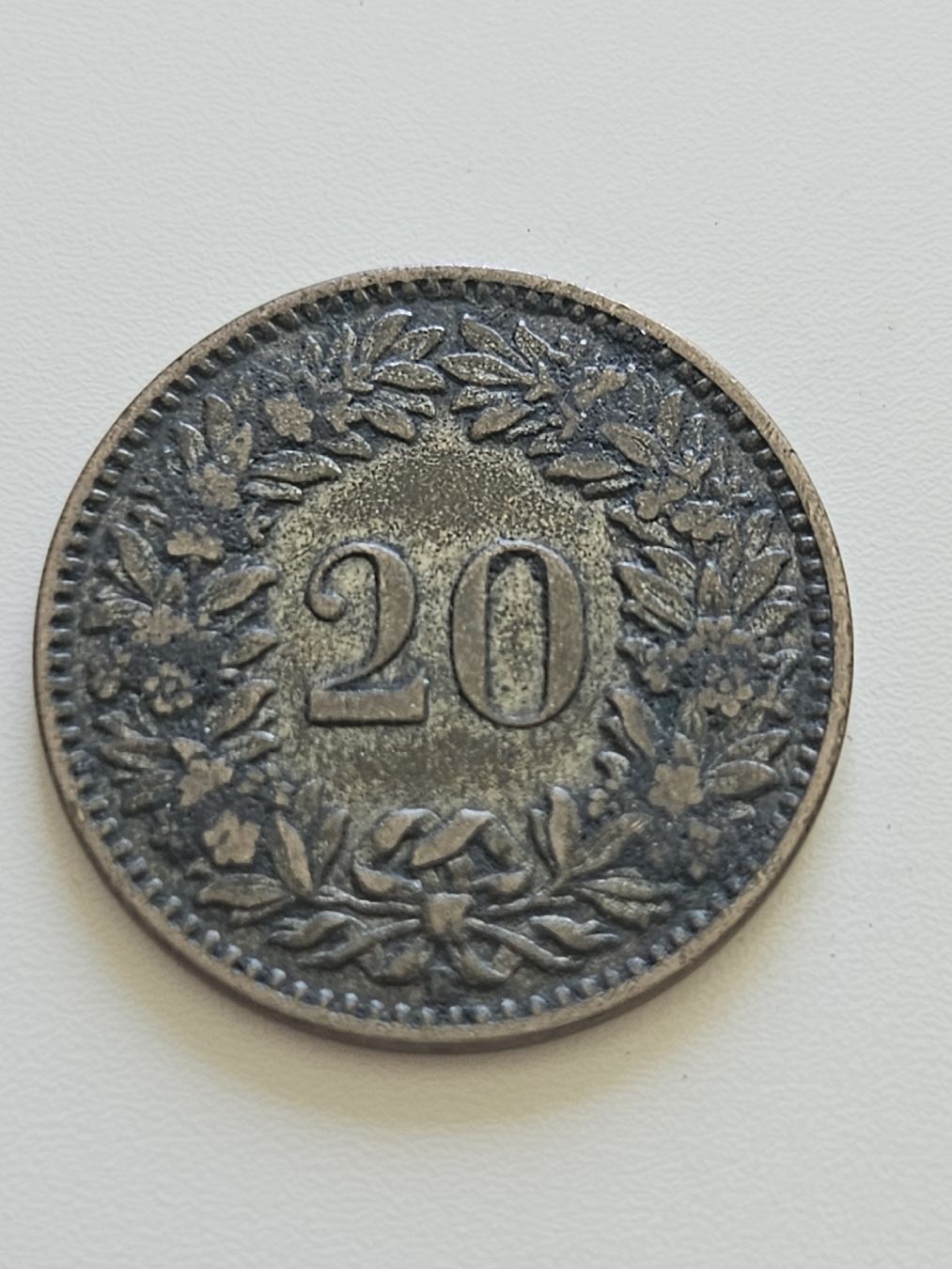 Tutti le monete: 20 Rappen 1859 – Usato da Pfäffikon ZH venduto da Melibol 1