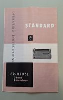 Anleitung Instructions Transistorradio Standard SR-H105L Jap