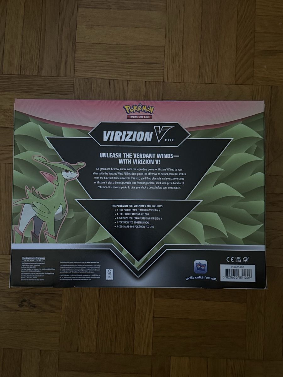 Pokémon Cartes à collectionner: Pokemon Virizion V Box ENG – Neuf avec emballage d'origine à Thônex par retrolovech 1