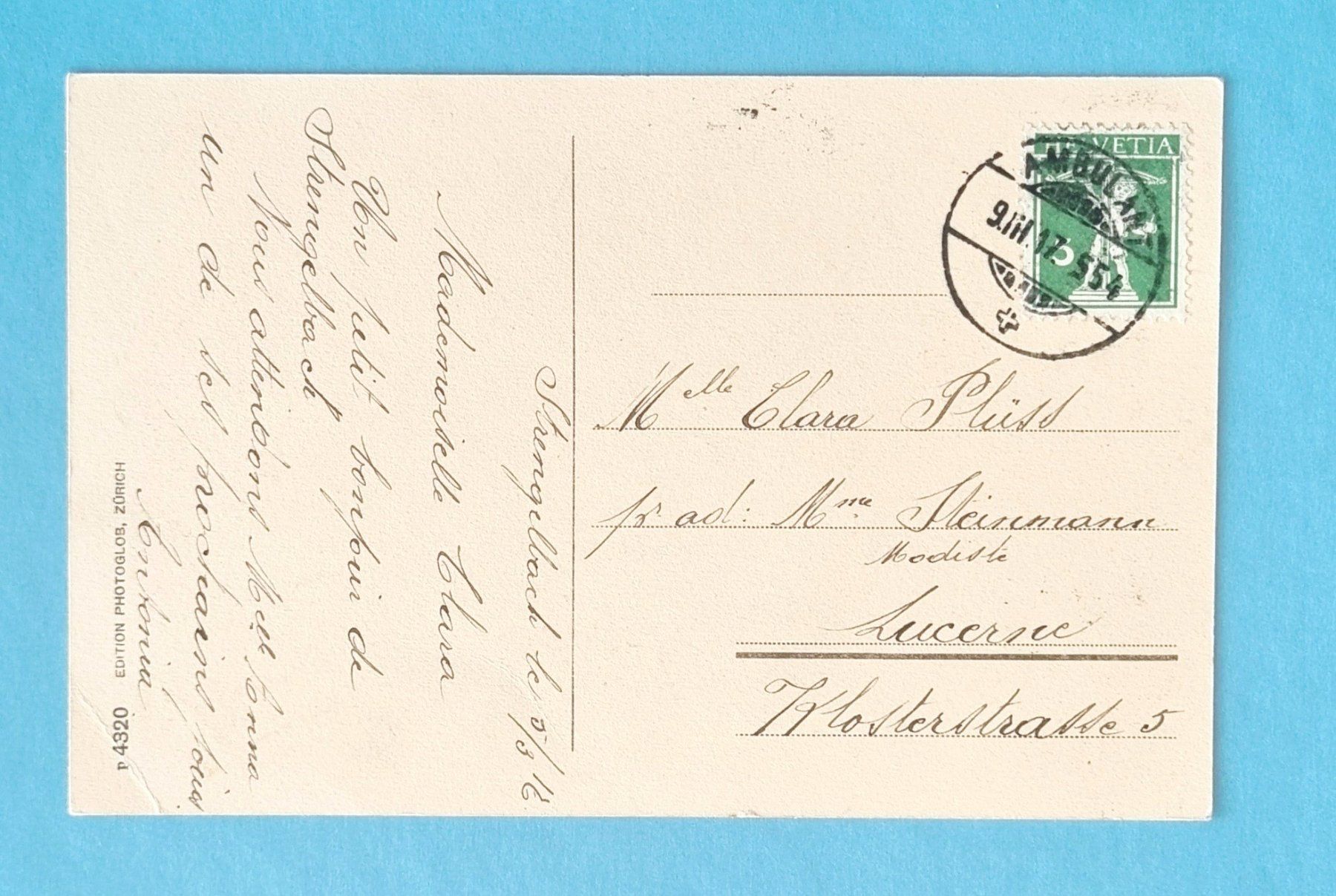 Ansichtskarten: Zofingen - Bahnhof - Güterbahnhof - Dampflok - 1917 – Gebraucht aus Rothrist von RROENK 1