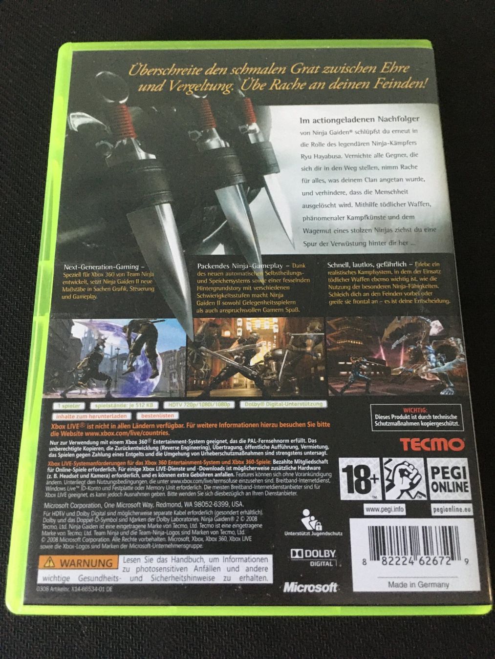 Microsoft Giochi: Ninja Gaiden 2 für Xbox 360 – Usato da St.Gallen venduto da sjosjo 1