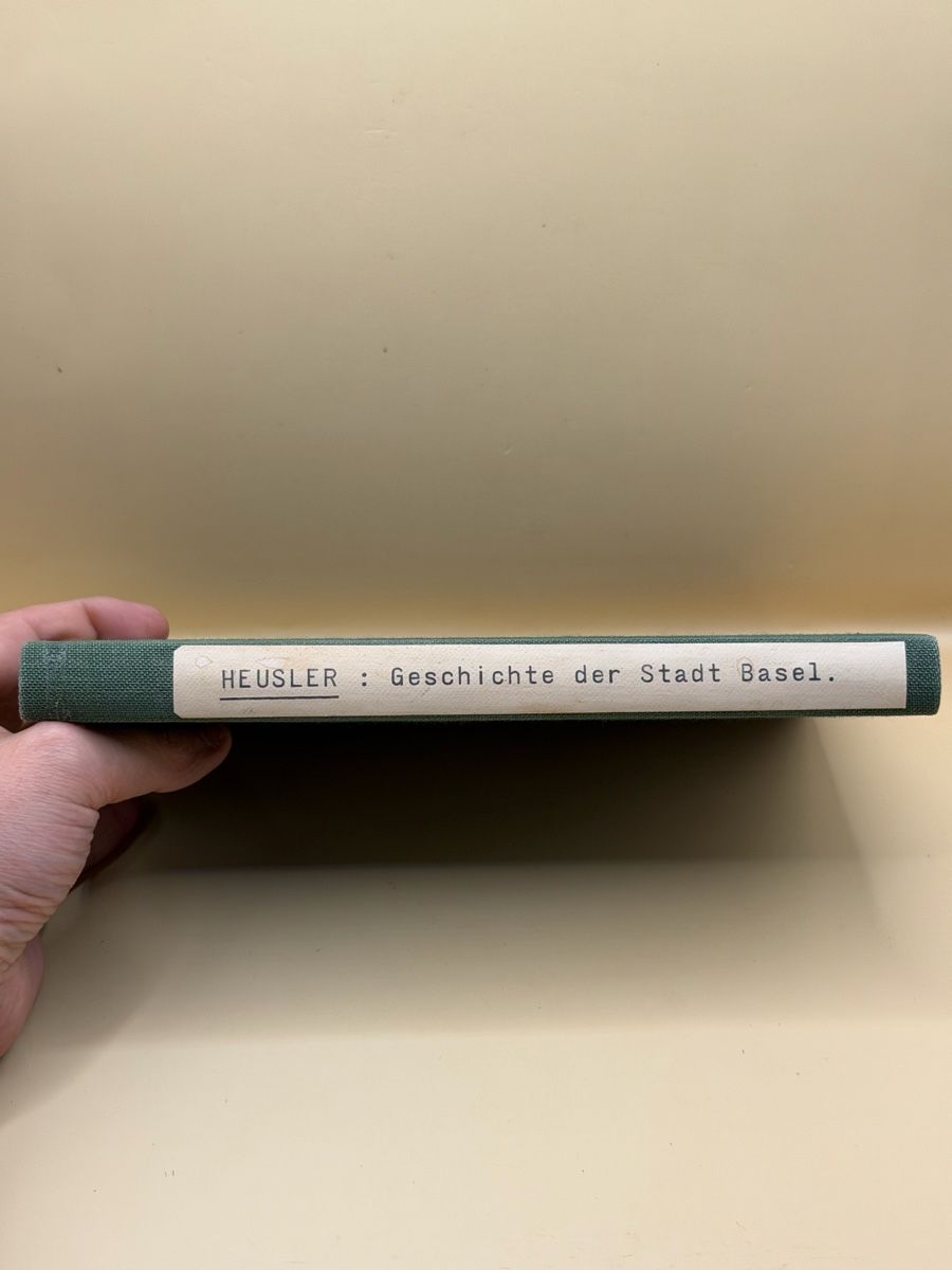 Libri: Geschichte der Stadt Basel Heusler mit Karten – Usato da Genève venduto da sho_67qj