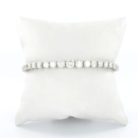 DIAMANT TENNISBRACELET IN 750 WEISSGOLD
