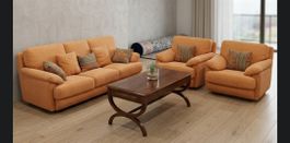 Set de un canapé 3 places et deux fauteuils, très bon état