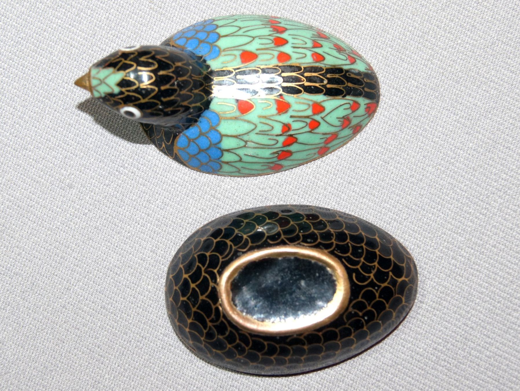 Altro in Cosmetici & Cura: (Pillen-) Dösli Cloisonné Vogel (Nr. 1) – Usato da Geroldswil venduto da ARTEFACTO 4