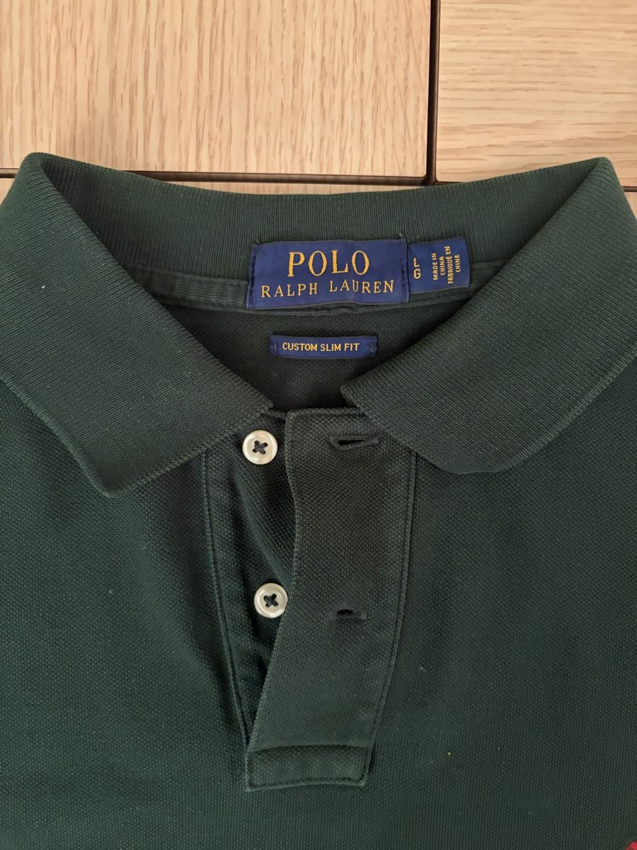 Ralph Lauren Polo-Shirts: Polo Ralph Lauren vert taille L – Defekt aus Genève von jjs_5gm6 2