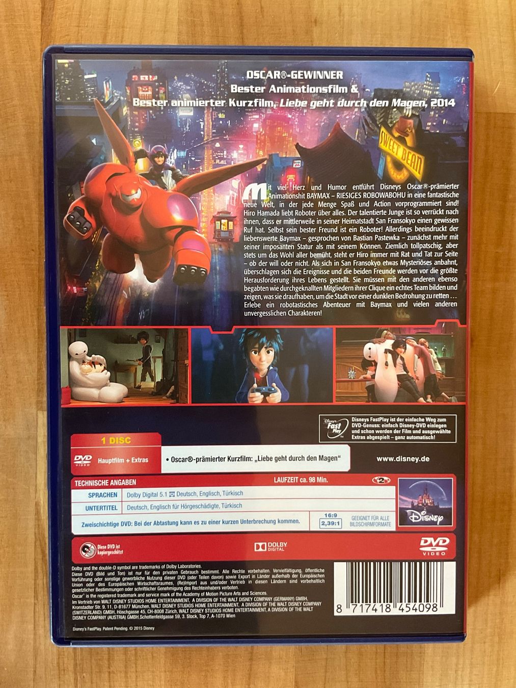 Tutti i DVDs: DVD Baymax Riesiges Robowabohu – Usato da Rümlang venduto da Sambas19 1