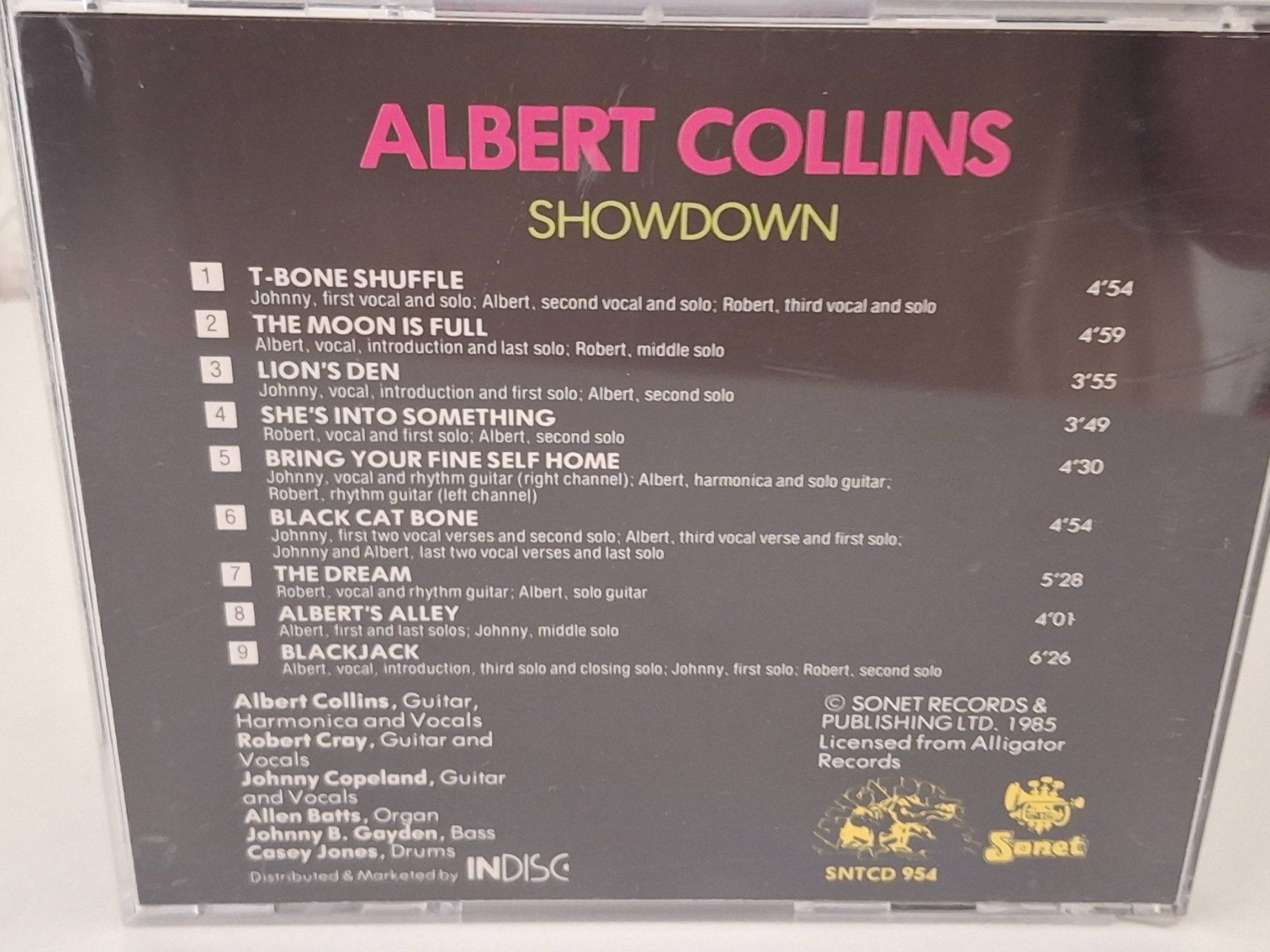 CDs: CD Albert Collins Robert Cray Johnny Copeland  -  Showdown – D'occasion à Aarberg par Jackup1 1