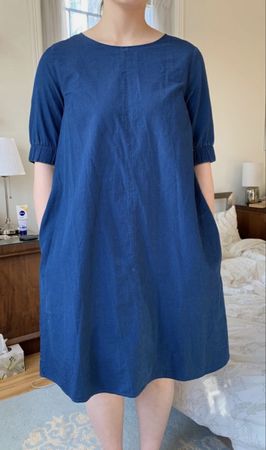 COS Kleid Gr. 38 100% Baumwolle mit Taschen Sommer wie Neu