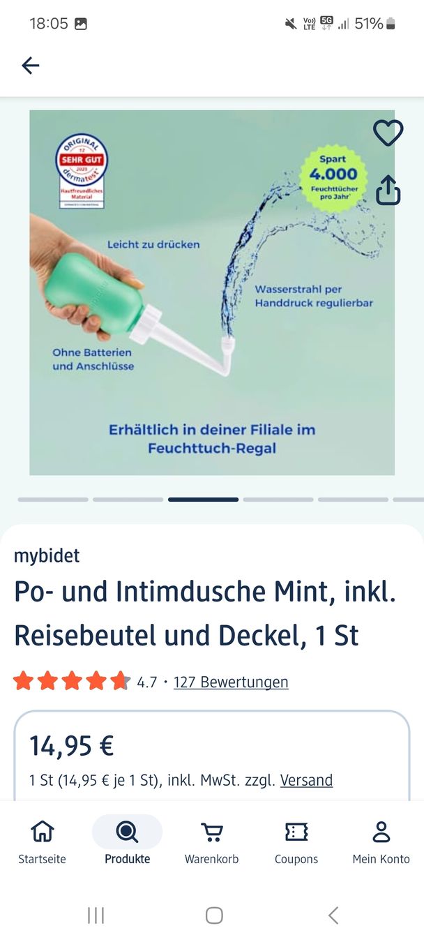 Sonstige Körperpflege: MyBidet Po-Dusche Intimdusche  – Neu (gemäss Beschreibung) aus Basel von mar_5rzs 3