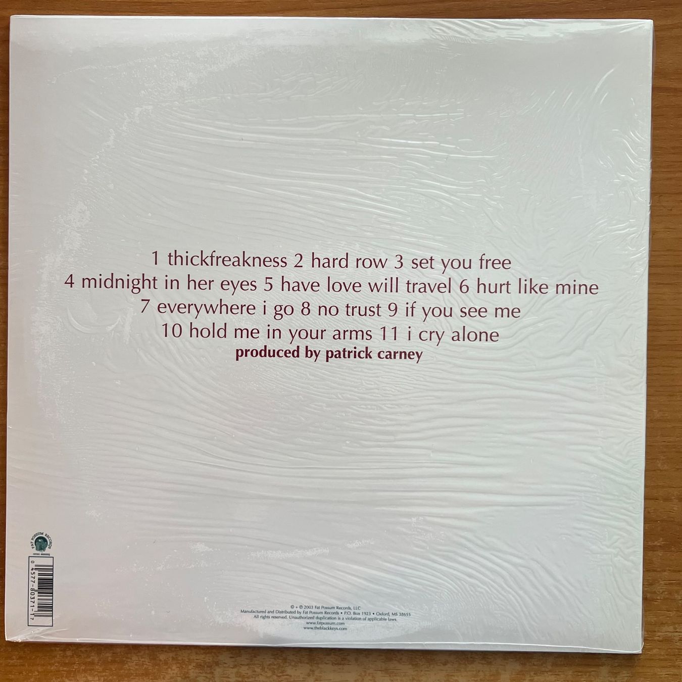 Dischi in vinile: Black Keys - Thickfreakness / 1. US-Press. 2003 - NEW – Nuovo e nell'imballaggio originale da Gais venduto da soundcave57 2