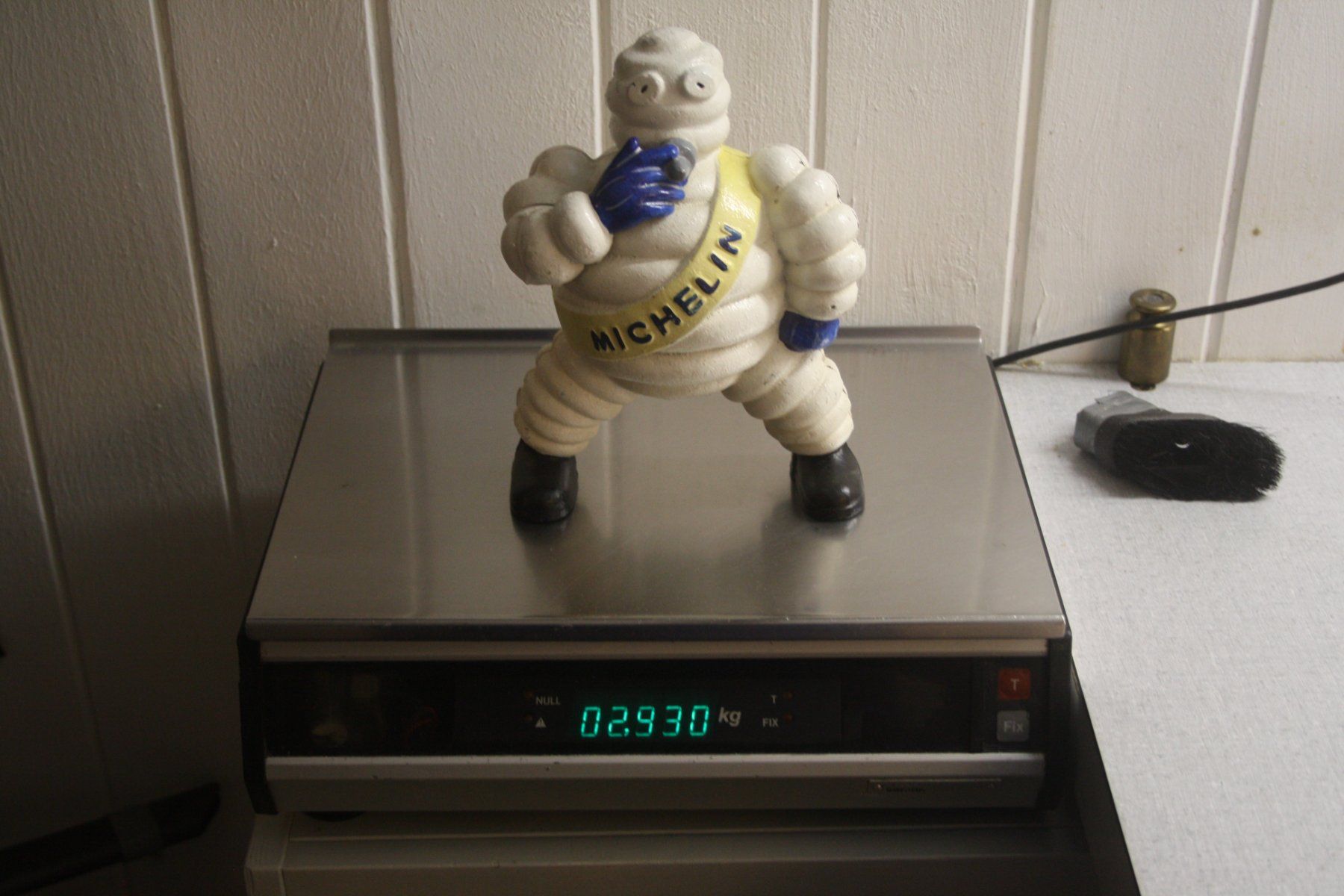 Michelin Statuette: MICHELIN MANN BIBENDUM EISEN – Usato da Wauwil venduto da Pneuedy 7