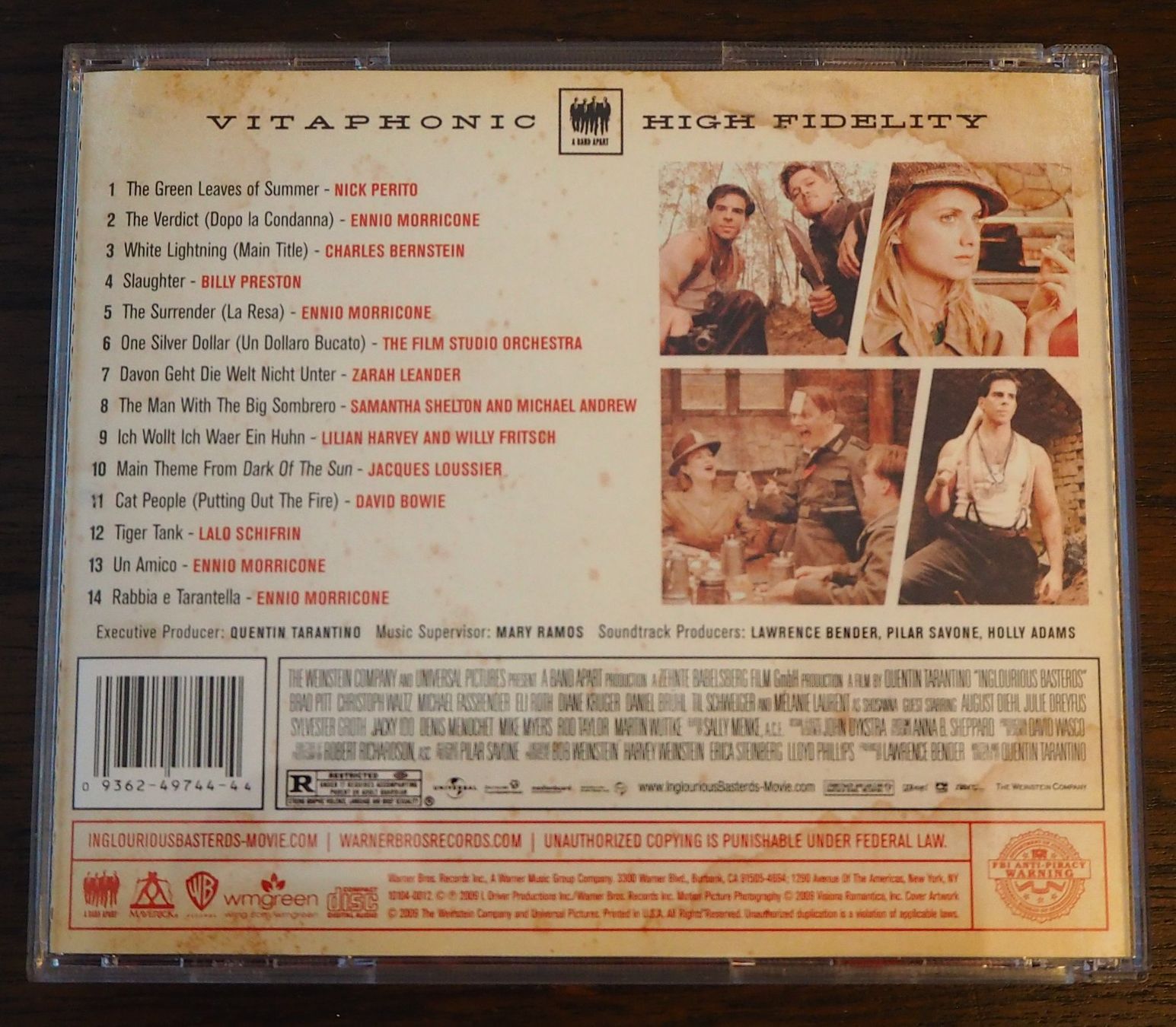 CD: Inglorious Basterds / Soundtrack – Usato da Chur venduto da dluli 1