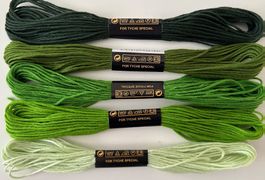 5x Stickgarn neu