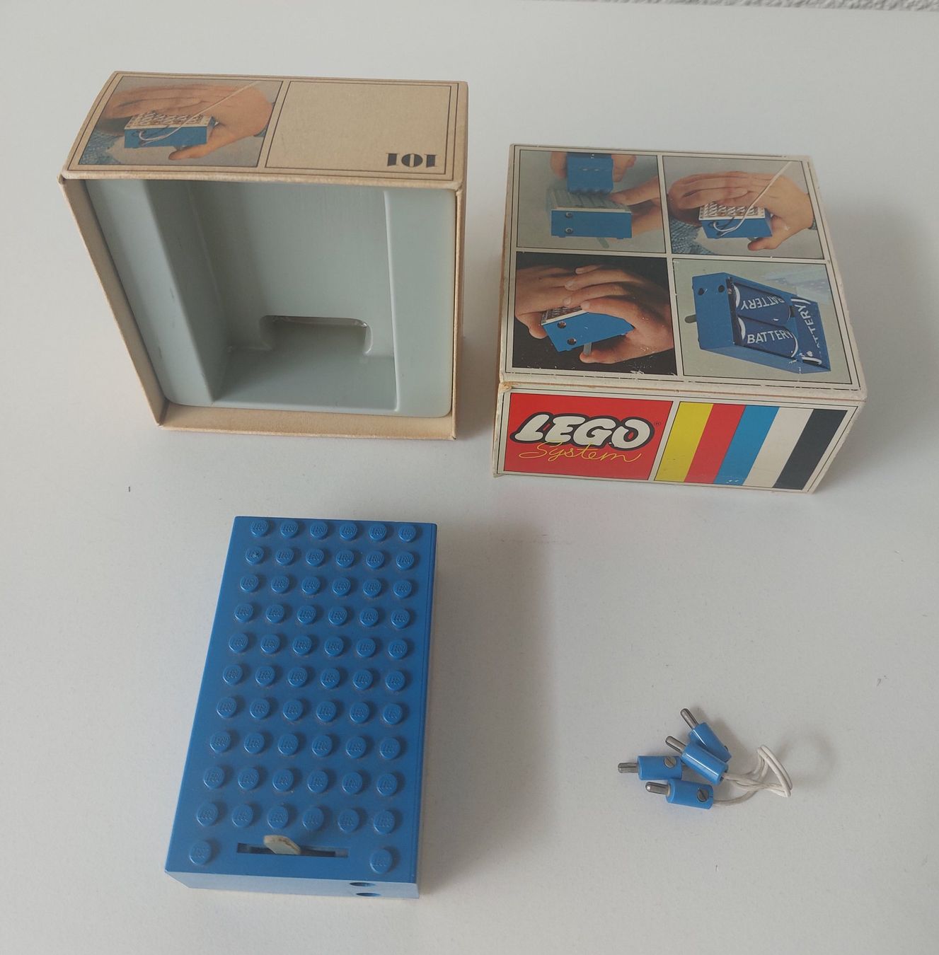Lego Kit di costruzioni: LEGO 101 Batteriekasten Eisenbahn – Usato da Schenkon venduto da TG10