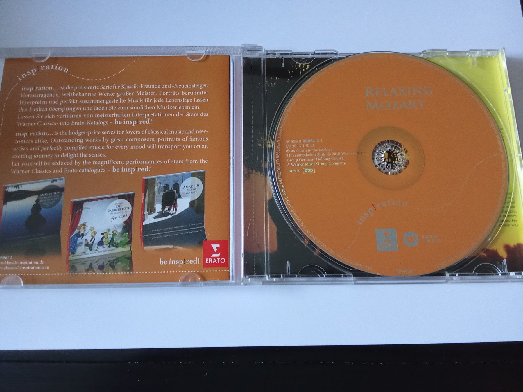 CD: Relaxing Mozart / "Hits" der klassischen Musik – Usato da Bilten venduto da Bora3 2