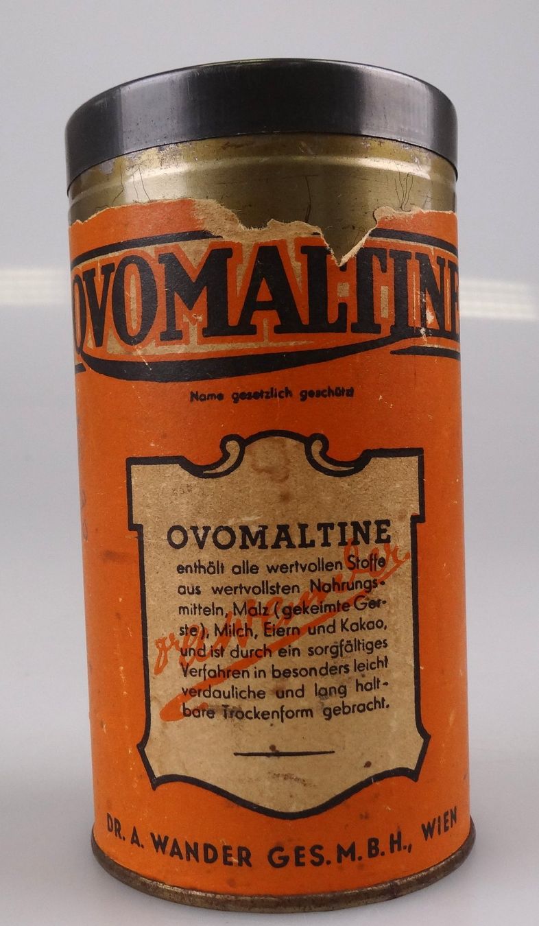 Barattoli: Antike Ovomaltine Blechdose – Usato da Rüti ZH venduto da Restwert_Rueti_ZH