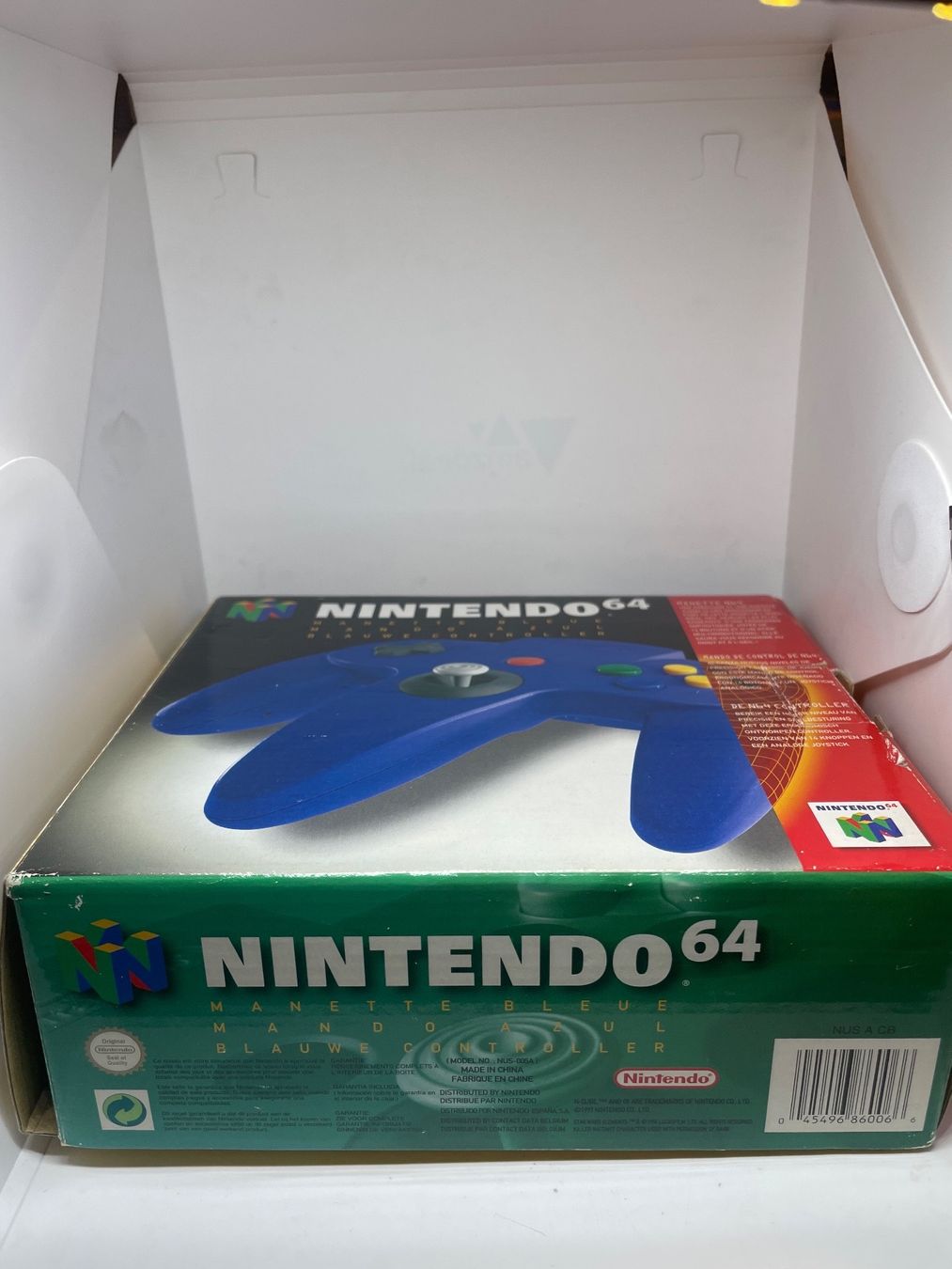 Nintendo Controller: N64 Controller blau inkl. OVP Nintendo – Usato da Dietlikon venduto da NESFEVER 2