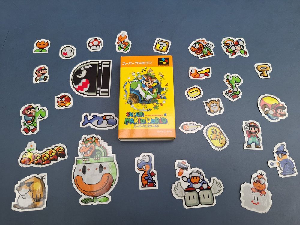 28 Flake Sticker, Super Mario World, Nintendo Store Japan (Neu (gemäss ...