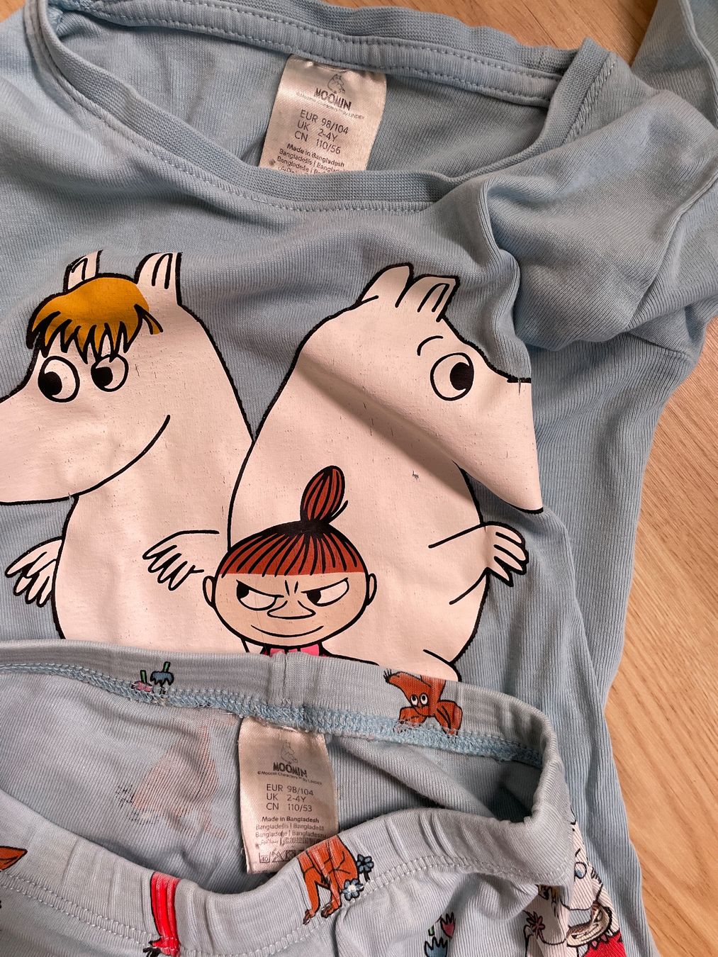 Pyjamas & Ähnliches: Mumin Pyjama von MOOMIN, hellblau, Grösse 98/104 – Gebraucht aus Himmelried von kern.marko 2