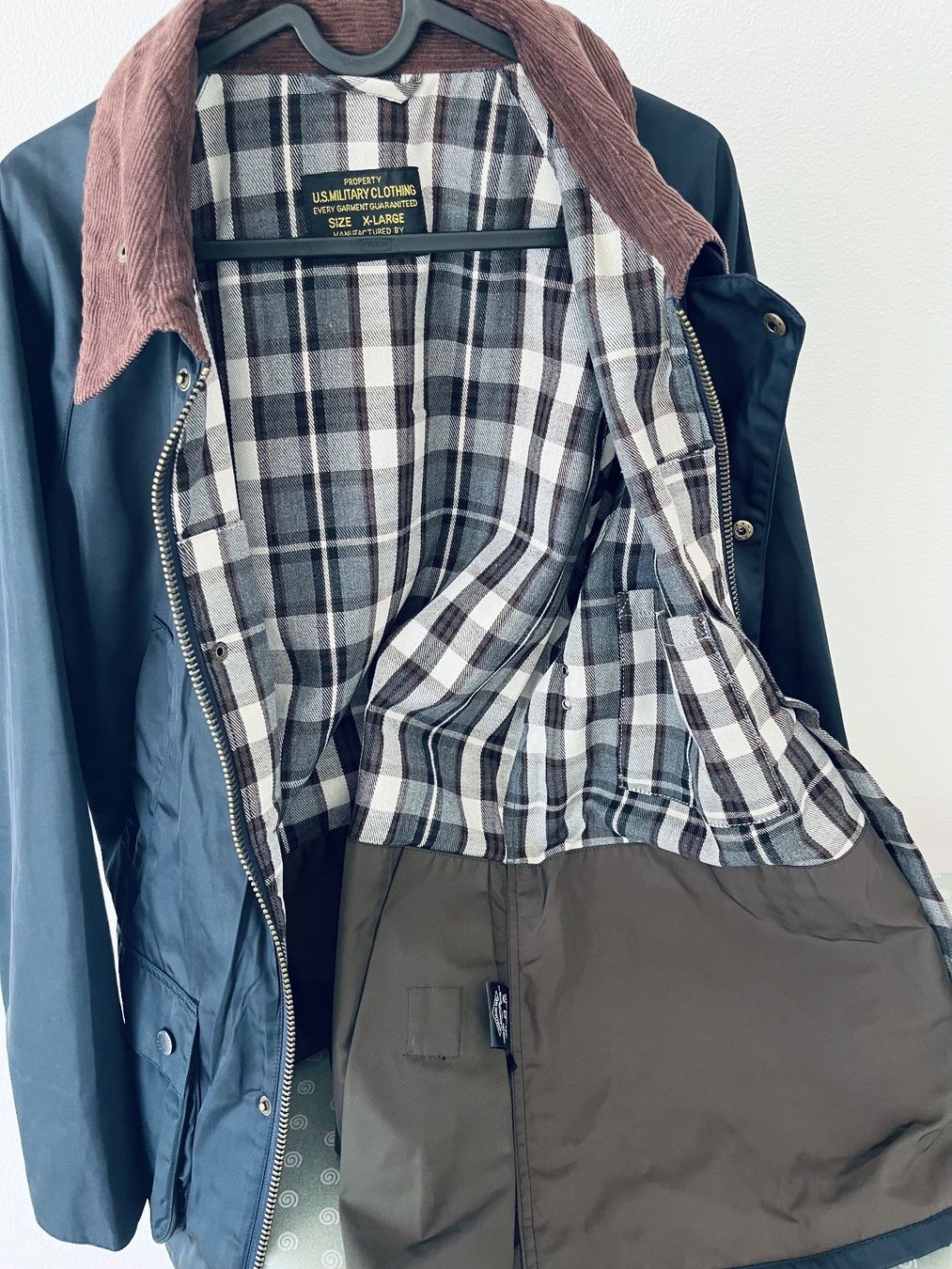Cappotti: Navy waxed-cotton field jacket – Nuovo (secondo la descrizione) da Uitikon Waldegg venduto da CosimoVio 6