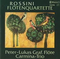 Peter-Lukas Graf ROSSINI FLÖTENQUARTETTE Carmina 3 Claves CD