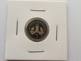 5 Pence 1990 PP (Klein)