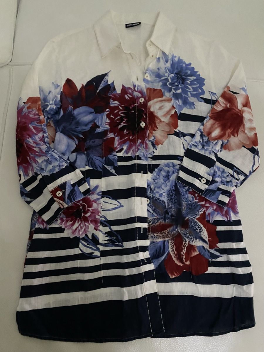 Gerry Weber Camicette: Gerry Weber Leinen Bluse 🌸 – Usato da Opfikon venduto da Luis144 4